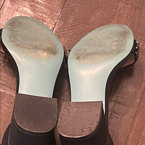 Betsy Johnson Elegant Black Beaded Women's Sandals size 8 - Picture 10 of 11